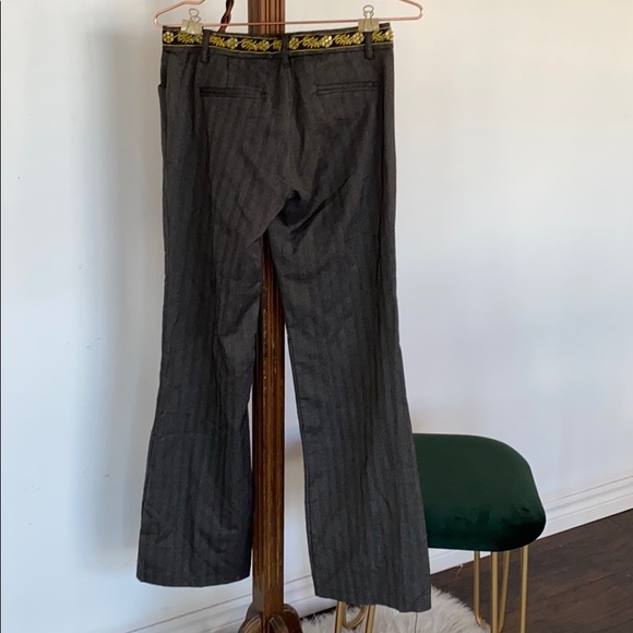 Grey stripped patterned dress pants. - Picture 2 of 2